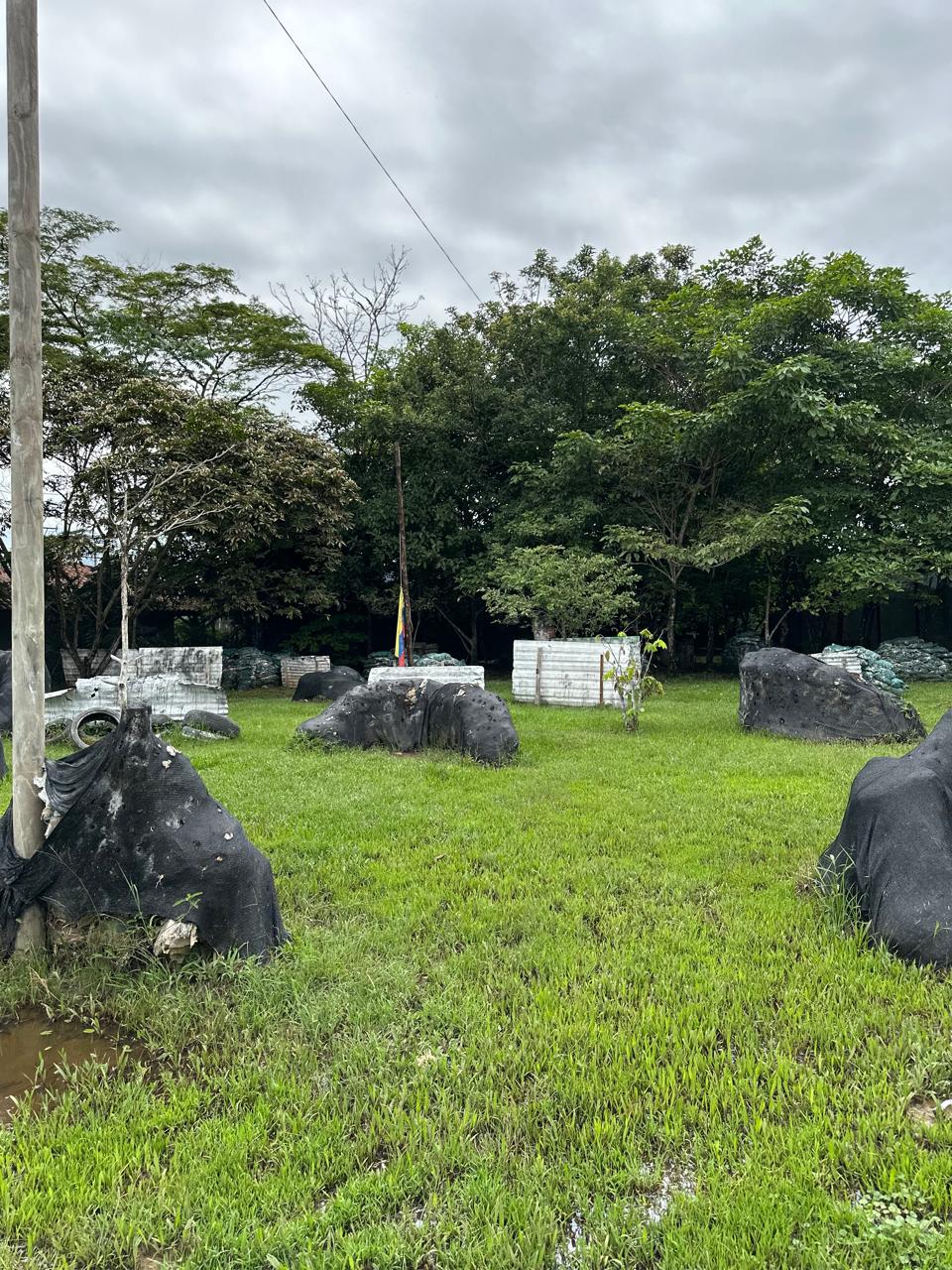 Mapa de paintball BRONCE - Campo de batalla profesional para 20 jugadores