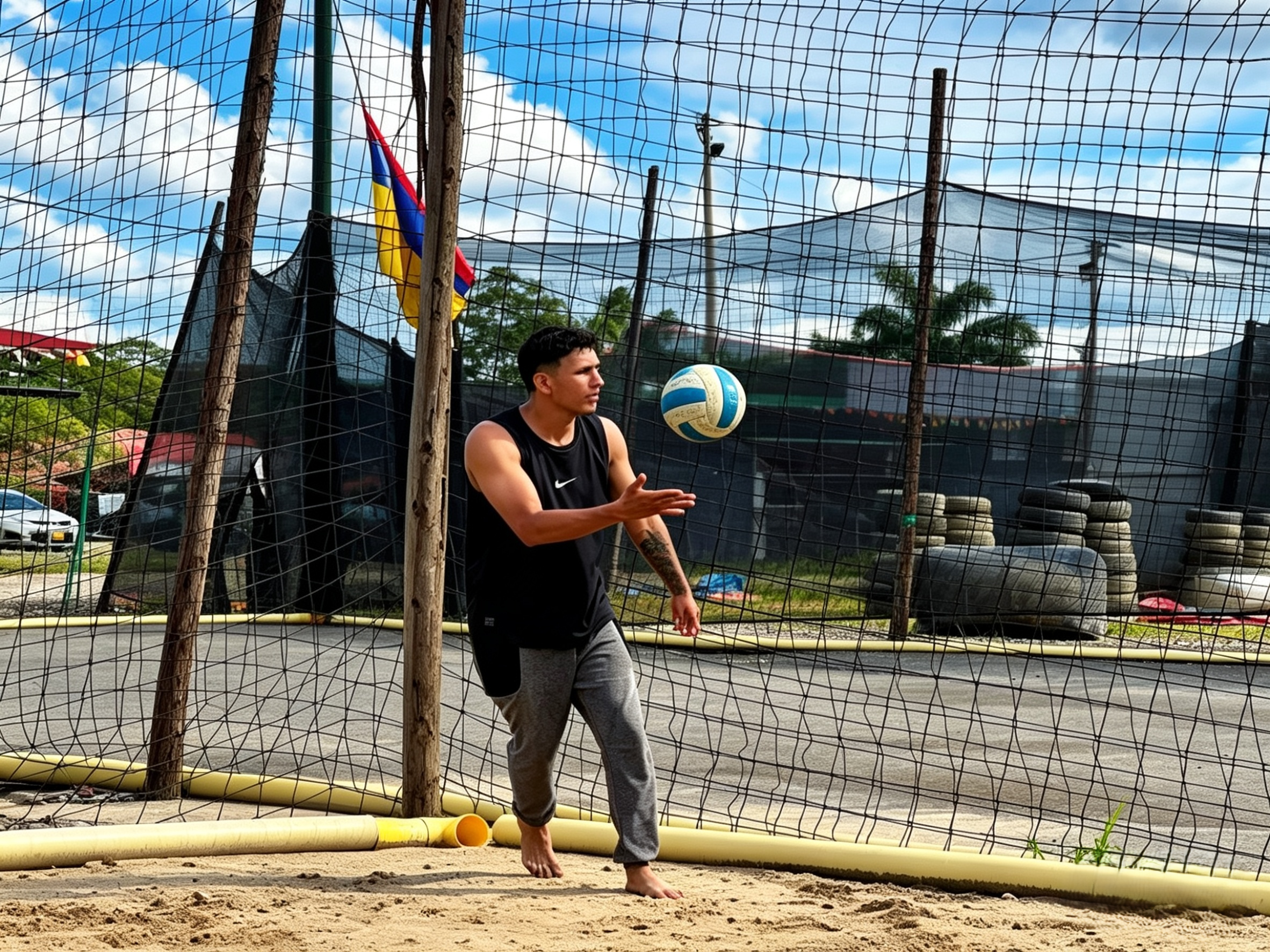 Destino paintball CANCHA DE VÓLEIBOL